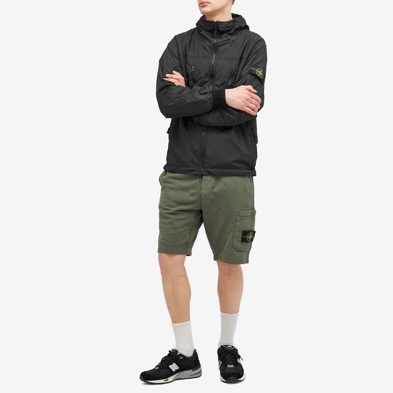 Stone Island Skin Touch Nylon-Tc Packable Jacket in Black Stone Island Skin Touch Nylon-Tc Packable Jacket in Black