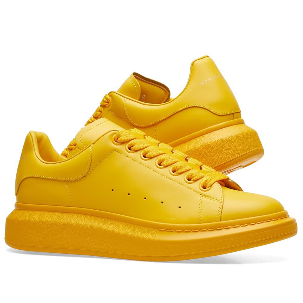 alexander mcqueen sneakers yellow