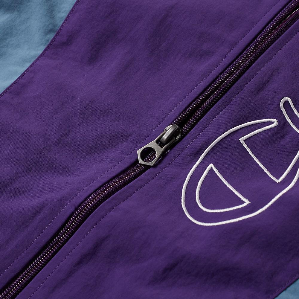 champion purple track top