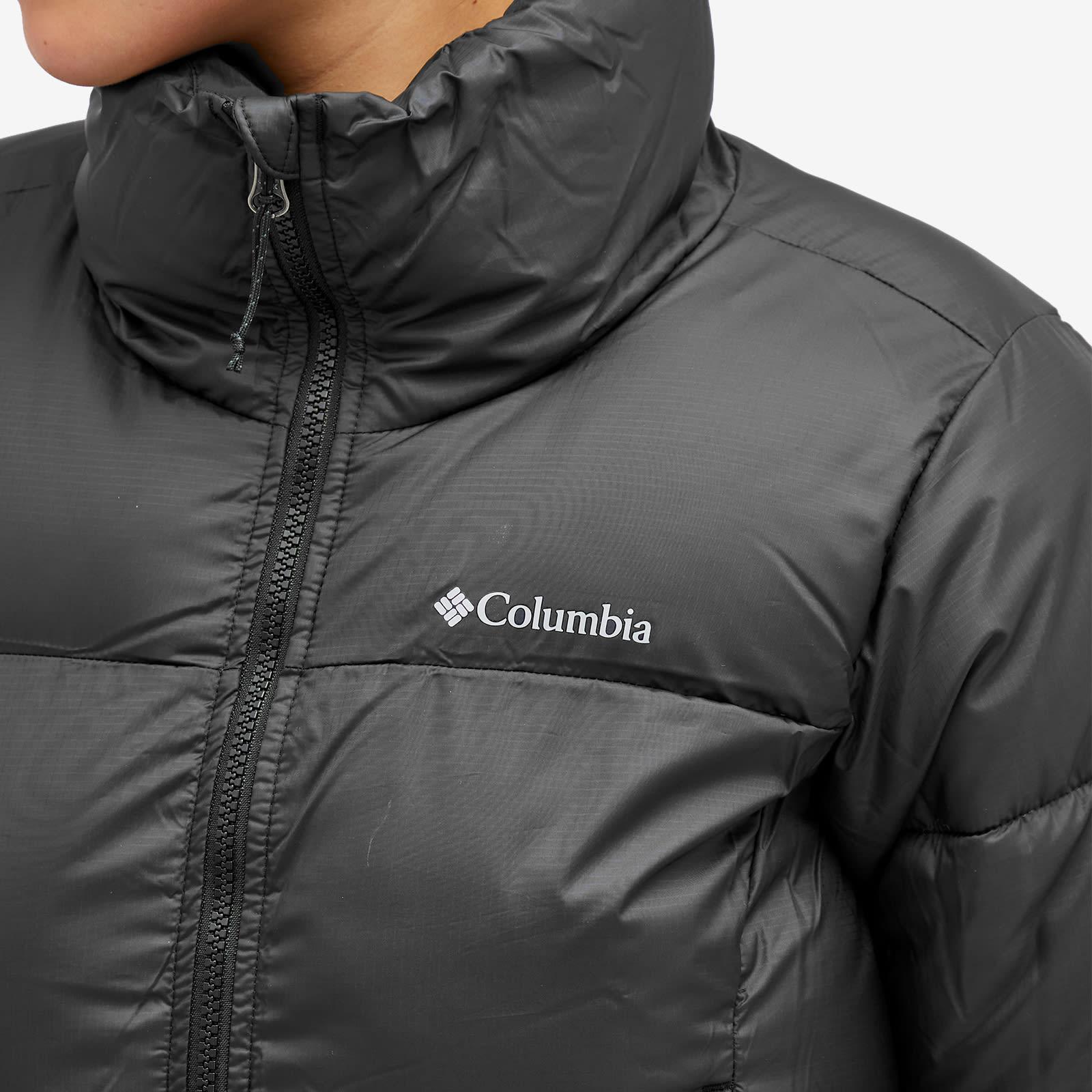 Columbia Cropped Puffer Jacket in Black | Lyst UK