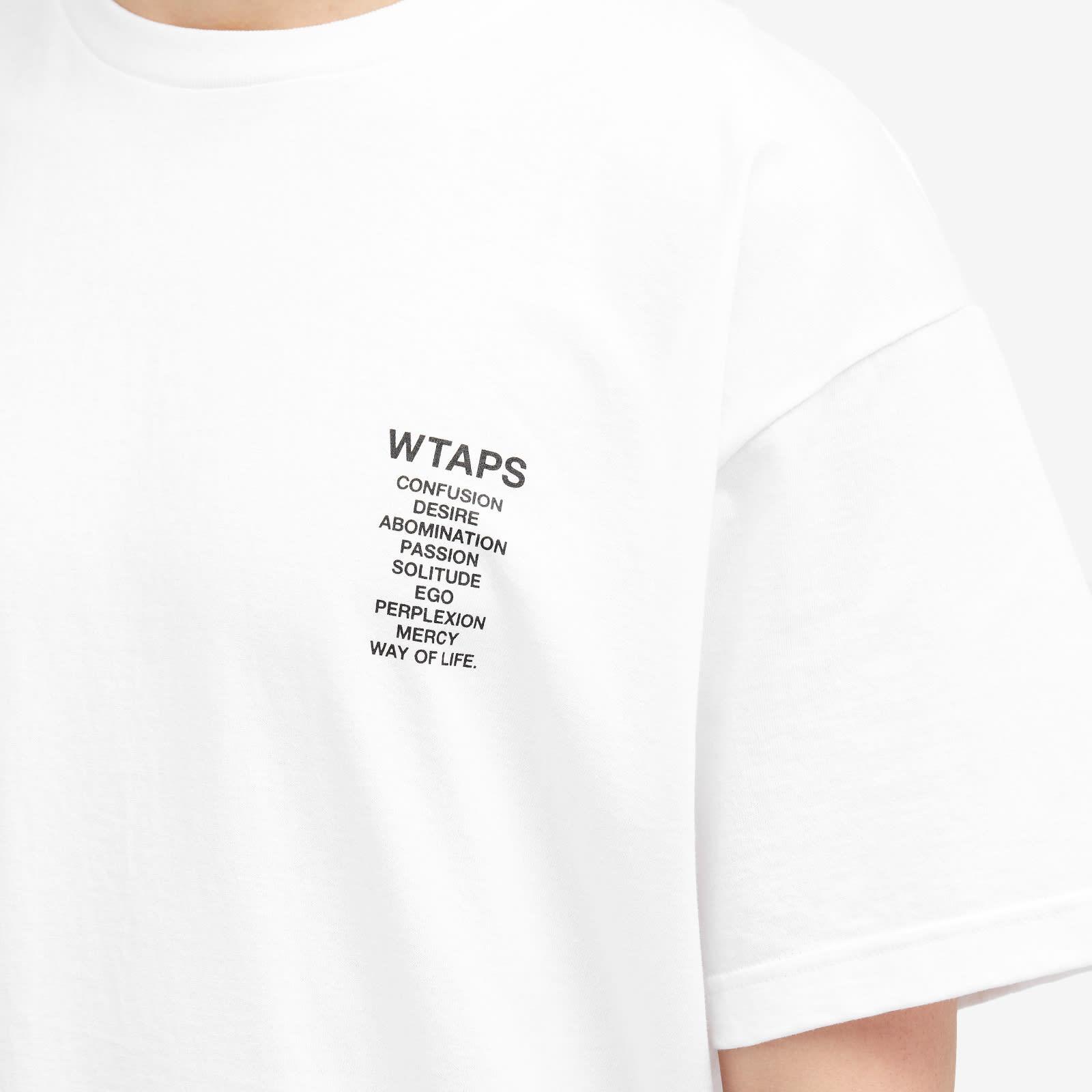 WTAPS Premium Cotton Graphic T-Shirt in White for Men | Lyst