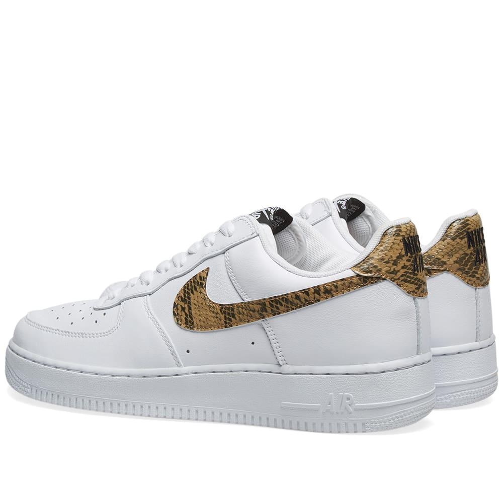 air force 1 low retro ivory snake
