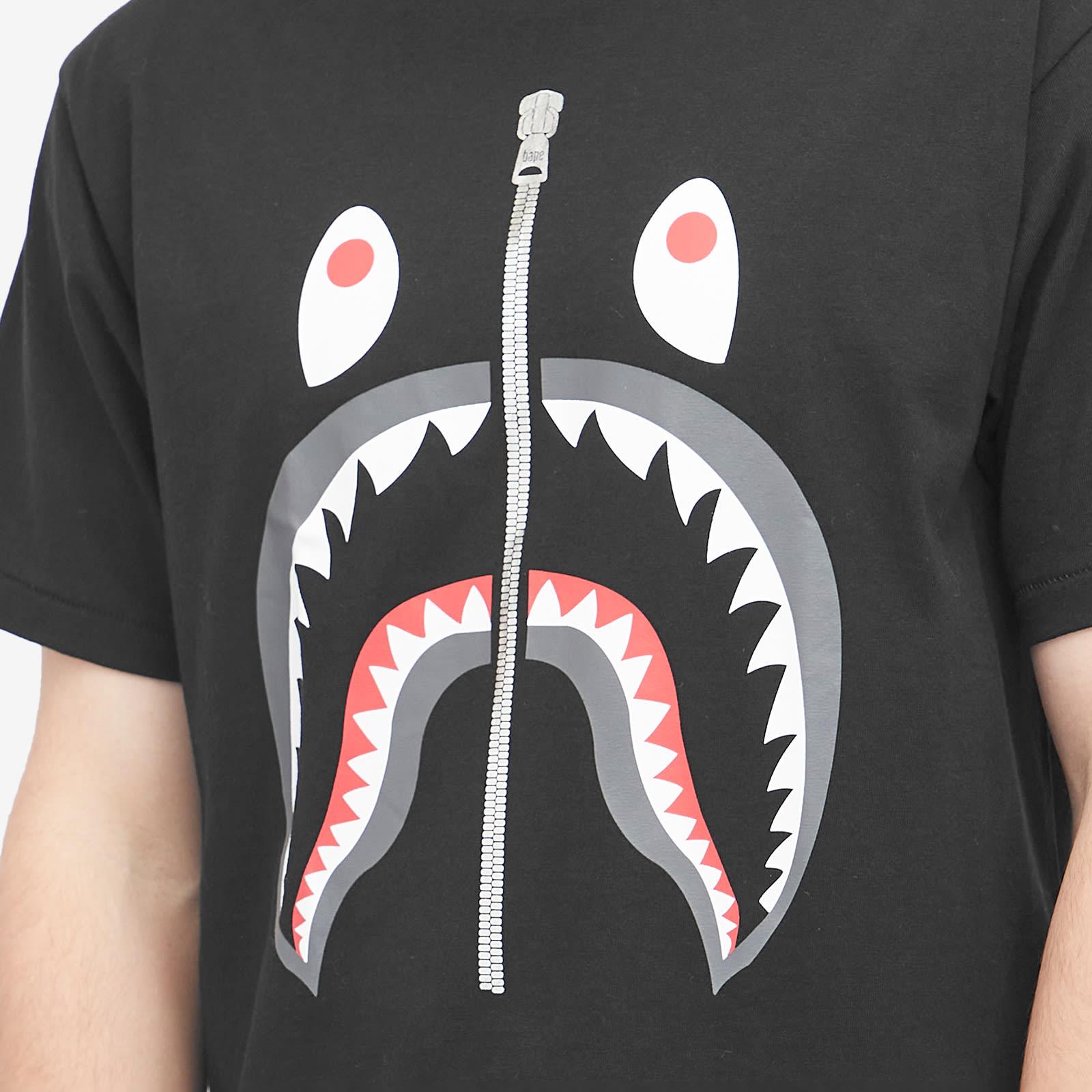 Shark bape t shirt new arrivals