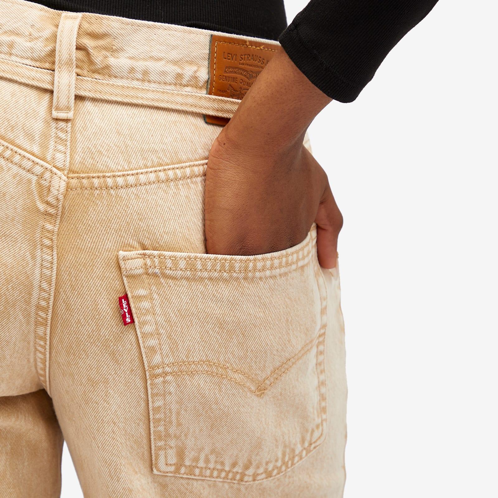 501 Original Womens Tan Levi Jeans LEVI'S: 501 CLOUDY KHAKI JEANS