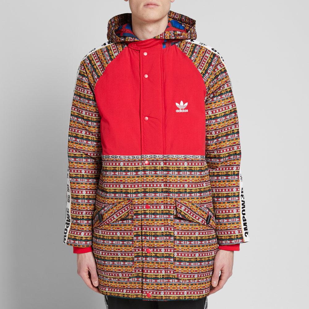 pharrell williams red adidas jacket