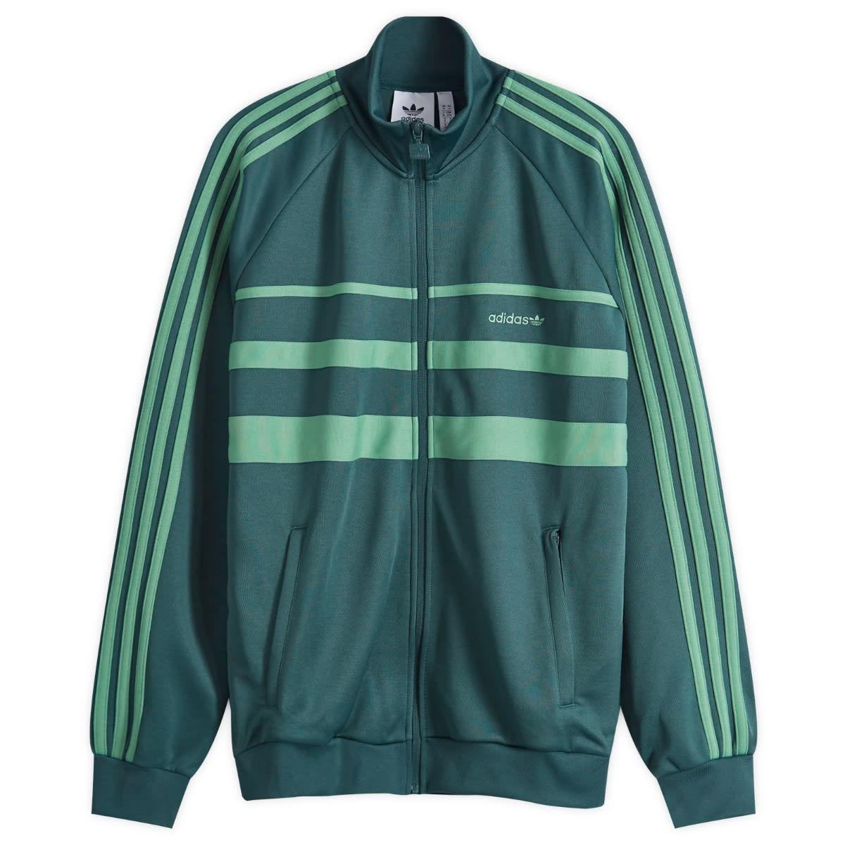 Adidas track top base green deals