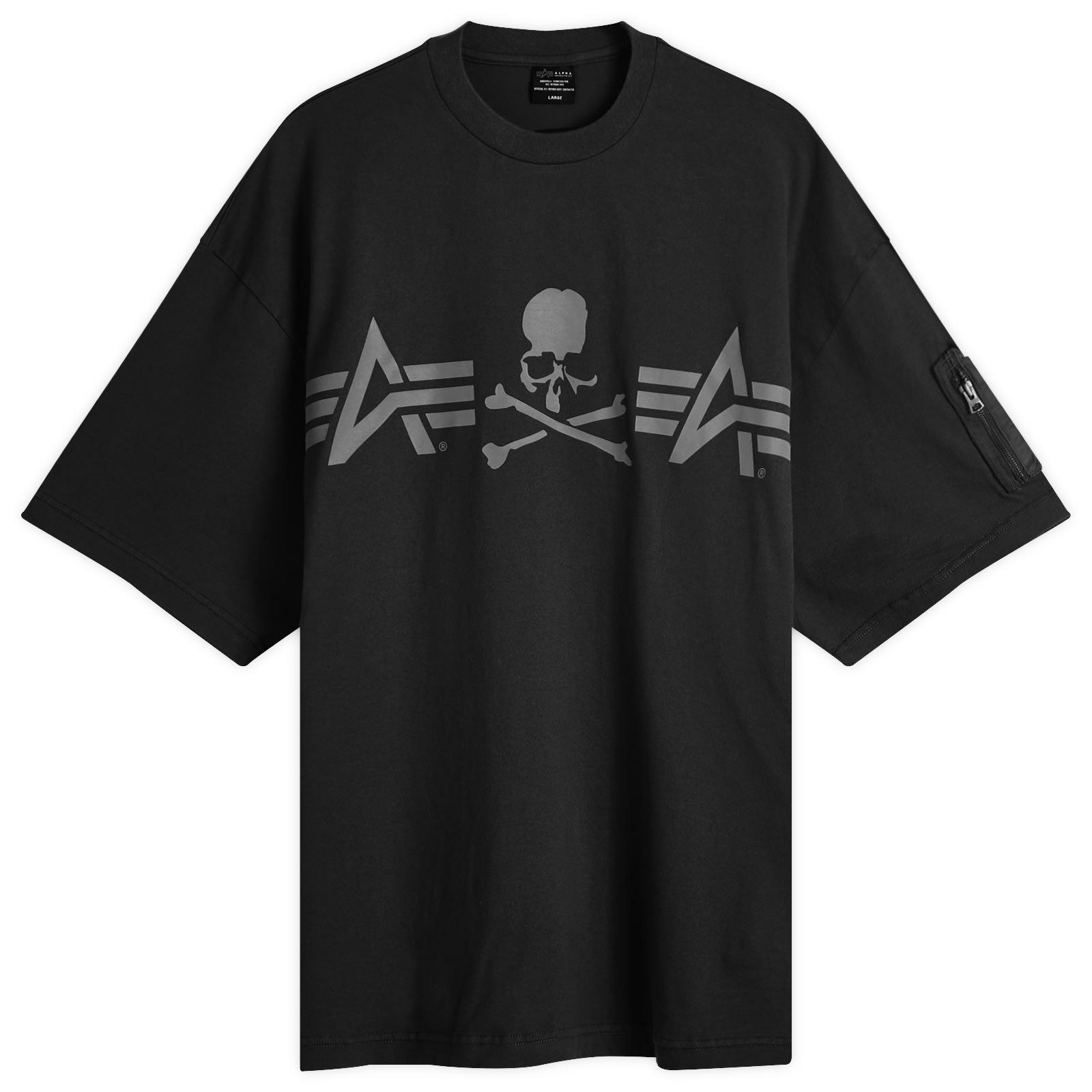 MASTERMIND WORLD X Alpha Industries Pocket T-Shirt in Black for 