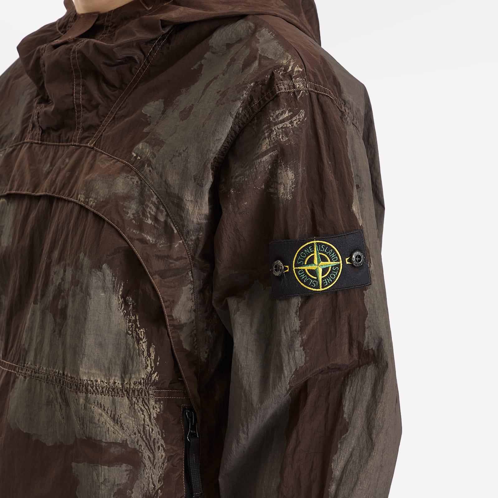 Stone Island Nylon Metal Econyl Camo Printed Smock in Black for
