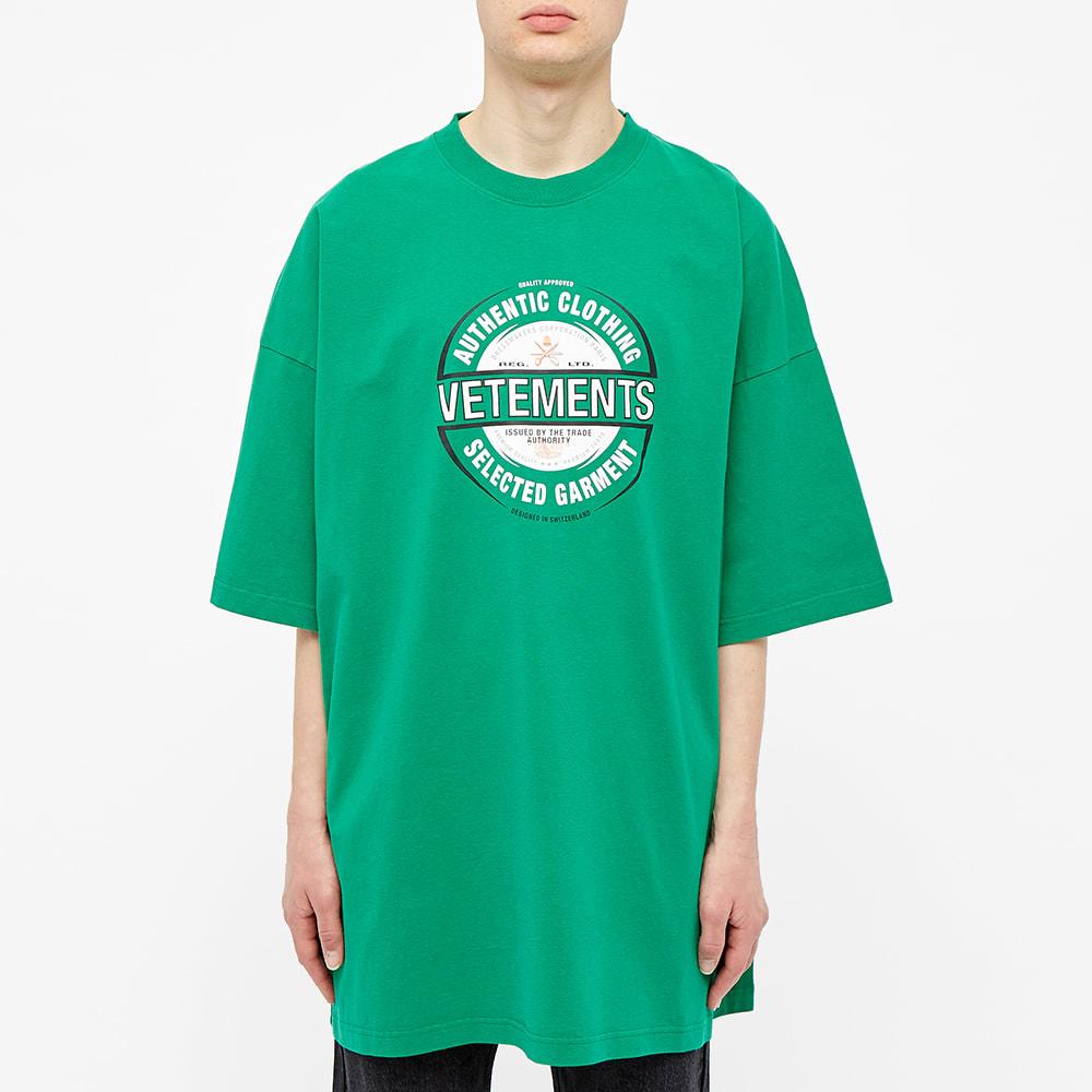 Vetements Beer Badge-print Cotton T 