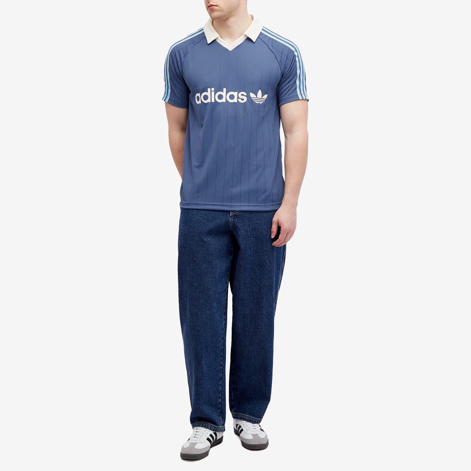 adidas Originals Stripe Jersey in Blue for Men | Lyst