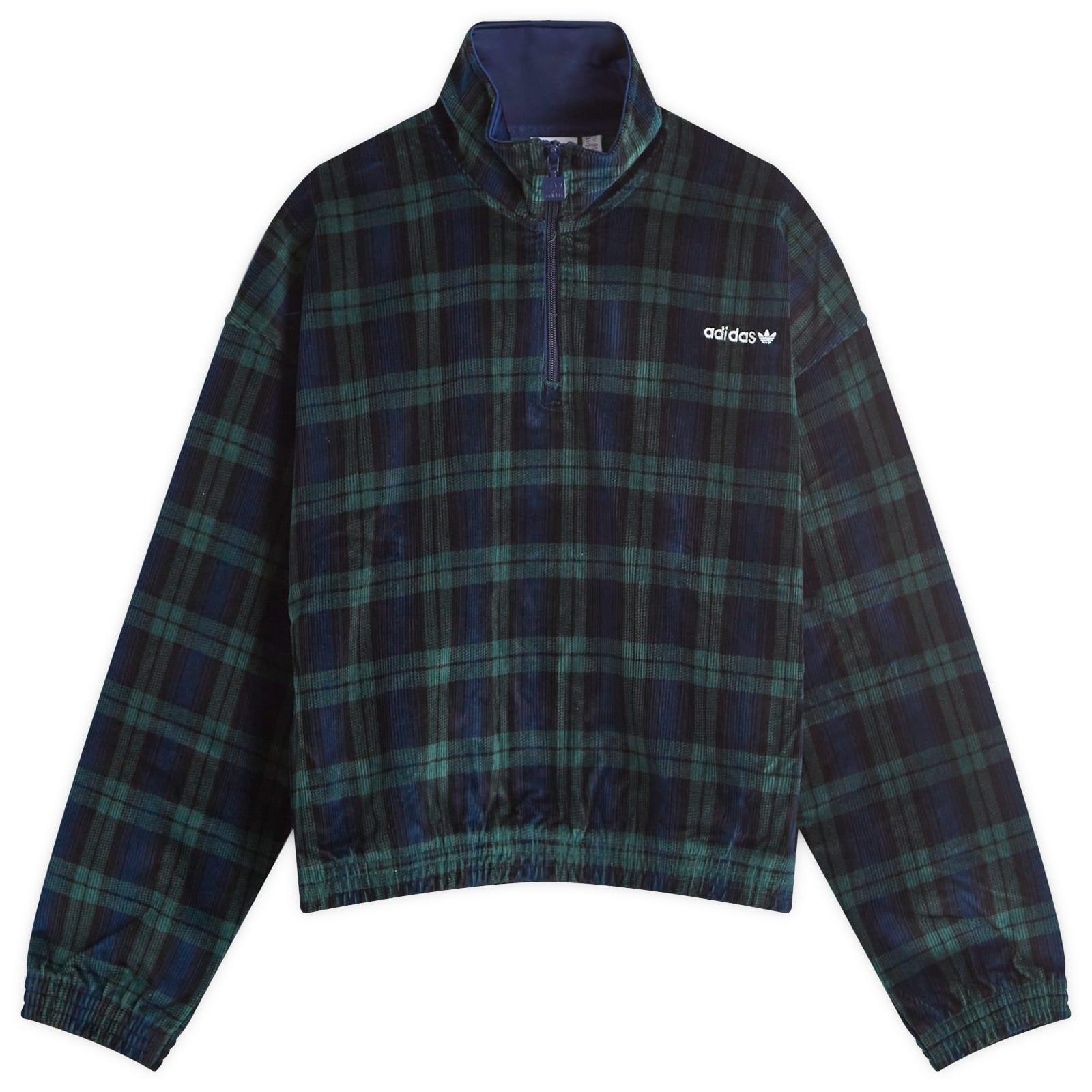 ジャケット・アウター adidas TARTAN HALF ZIP adidas Tartan Half Zip in Blue | Lyst Australia