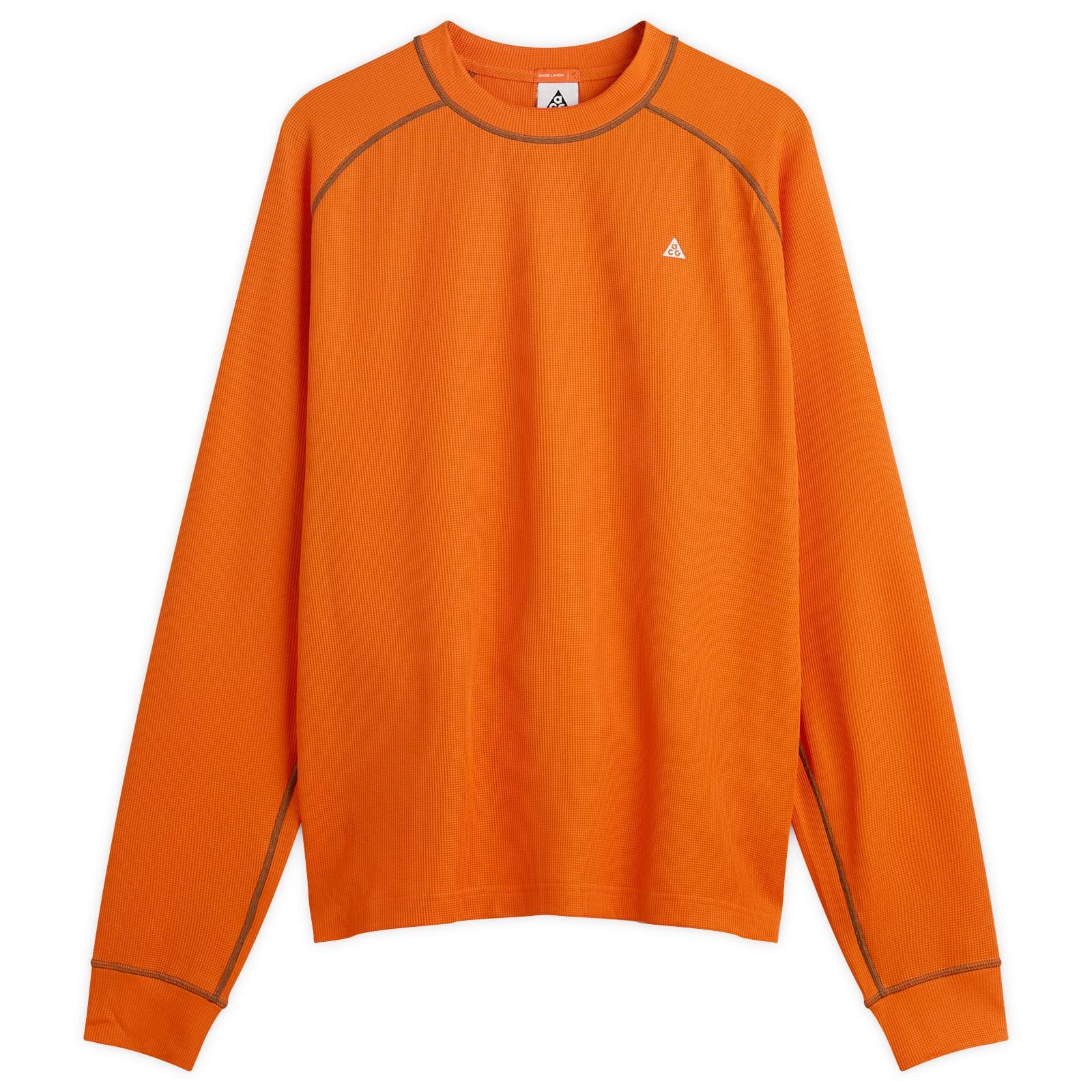 Nike Acg Chinati Long Sleeve Base Layer in Orange for Men Lyst UK