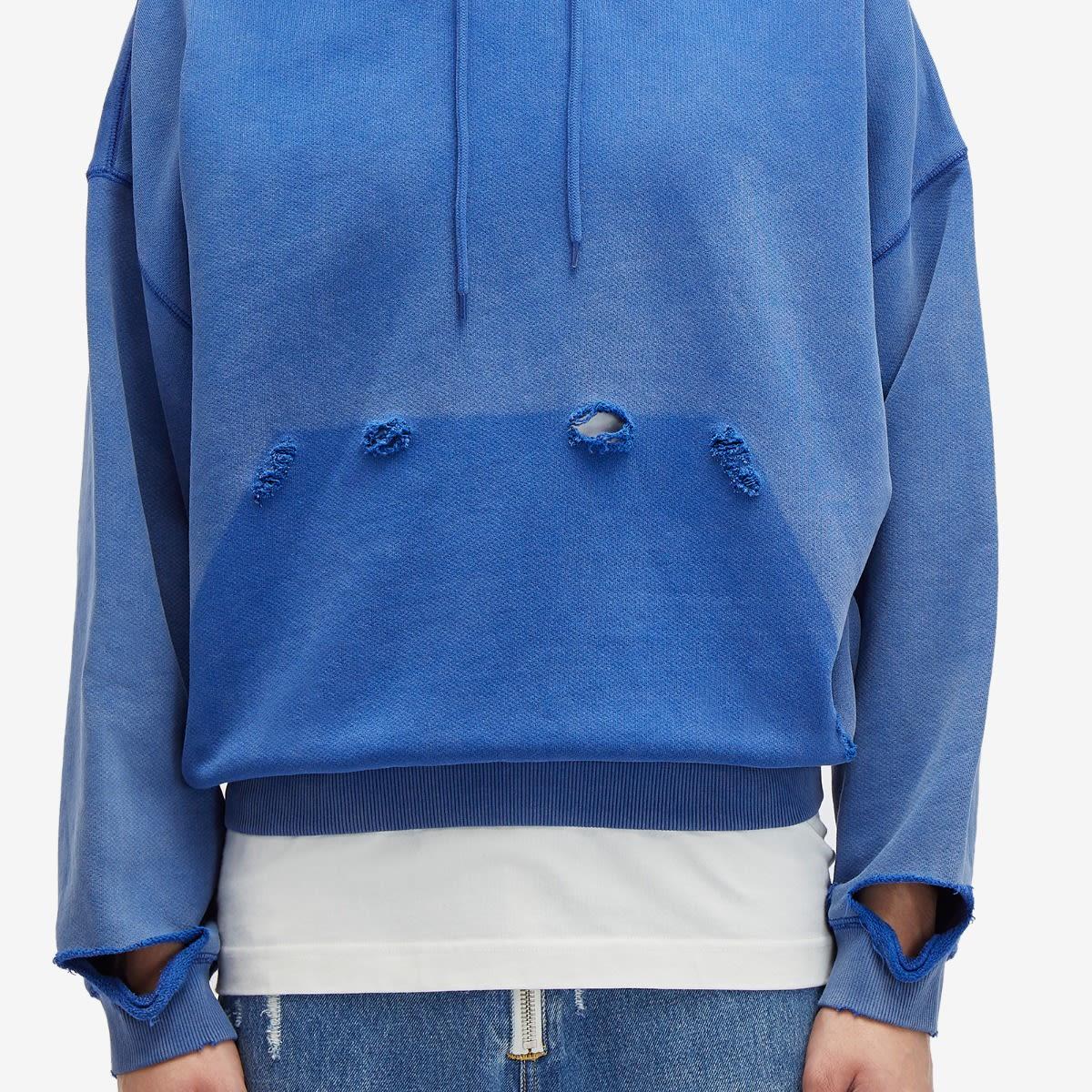 Cole Buxton Pocket Fade Hoodie in Blue for Men Lyst