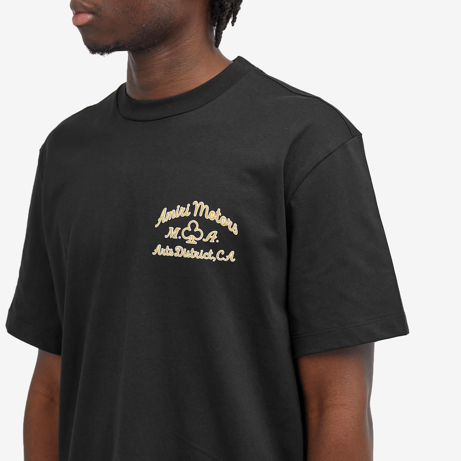 ♦AMIRI♦アミリ・モーターズ・コットンTシャツ Amiri Motors T-Shirt in Black for Men | Lyst