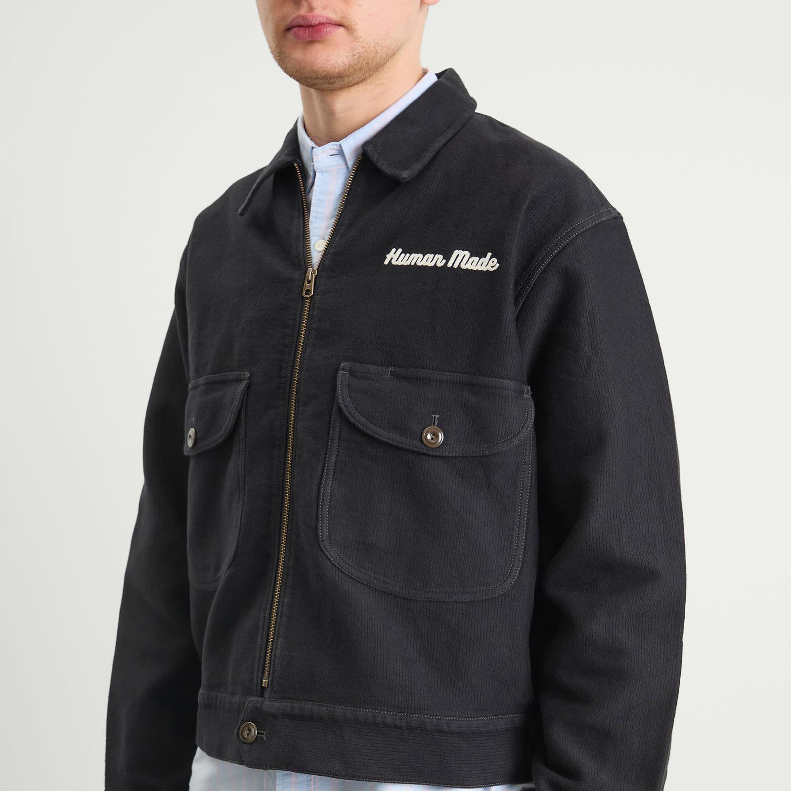 Human Made Zip Work Jacket in Black for Men | Lyst UK