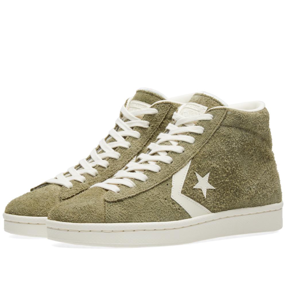 converse pro leather mid suede
