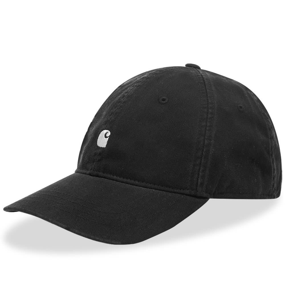 Carhartt WIP Cotton Madison Logo Cap in Black & White (Black) for Men - Lyst