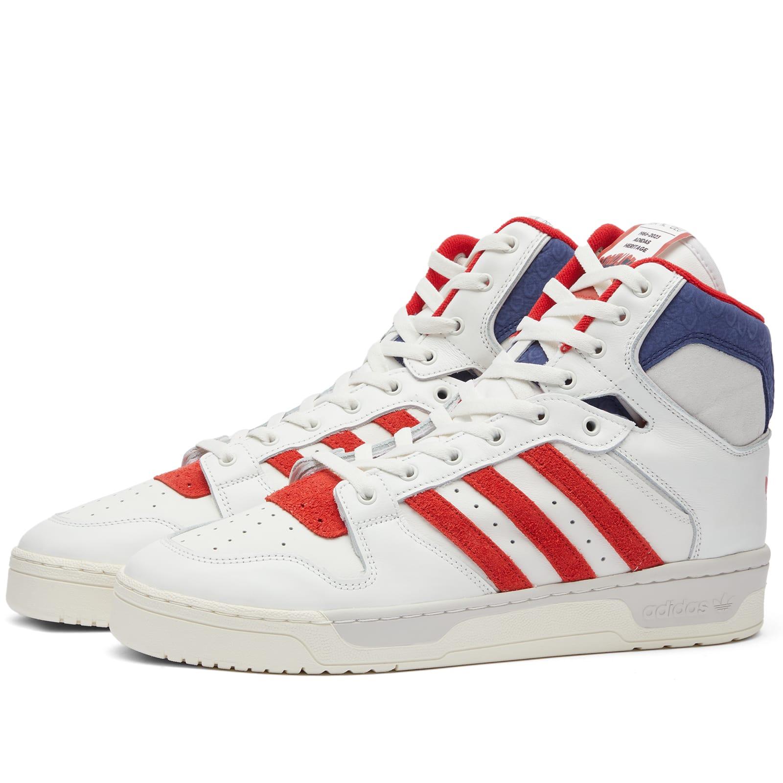 adidas Conductor Hi-top Sneakers in White | Lyst