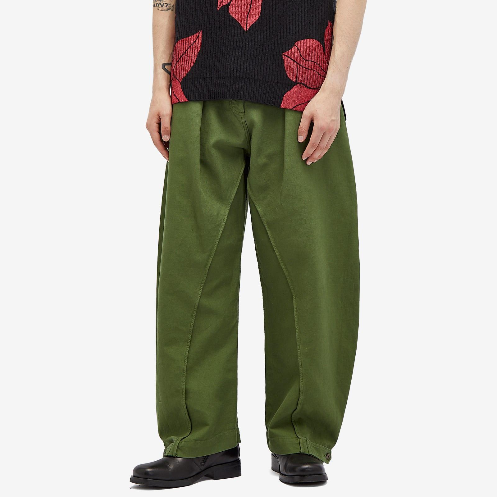 パンツ JW ANDERSON Women Straight Pants LO0008LT0077500 Green JW Anderson Twisted Seam Trousers | Shopbop