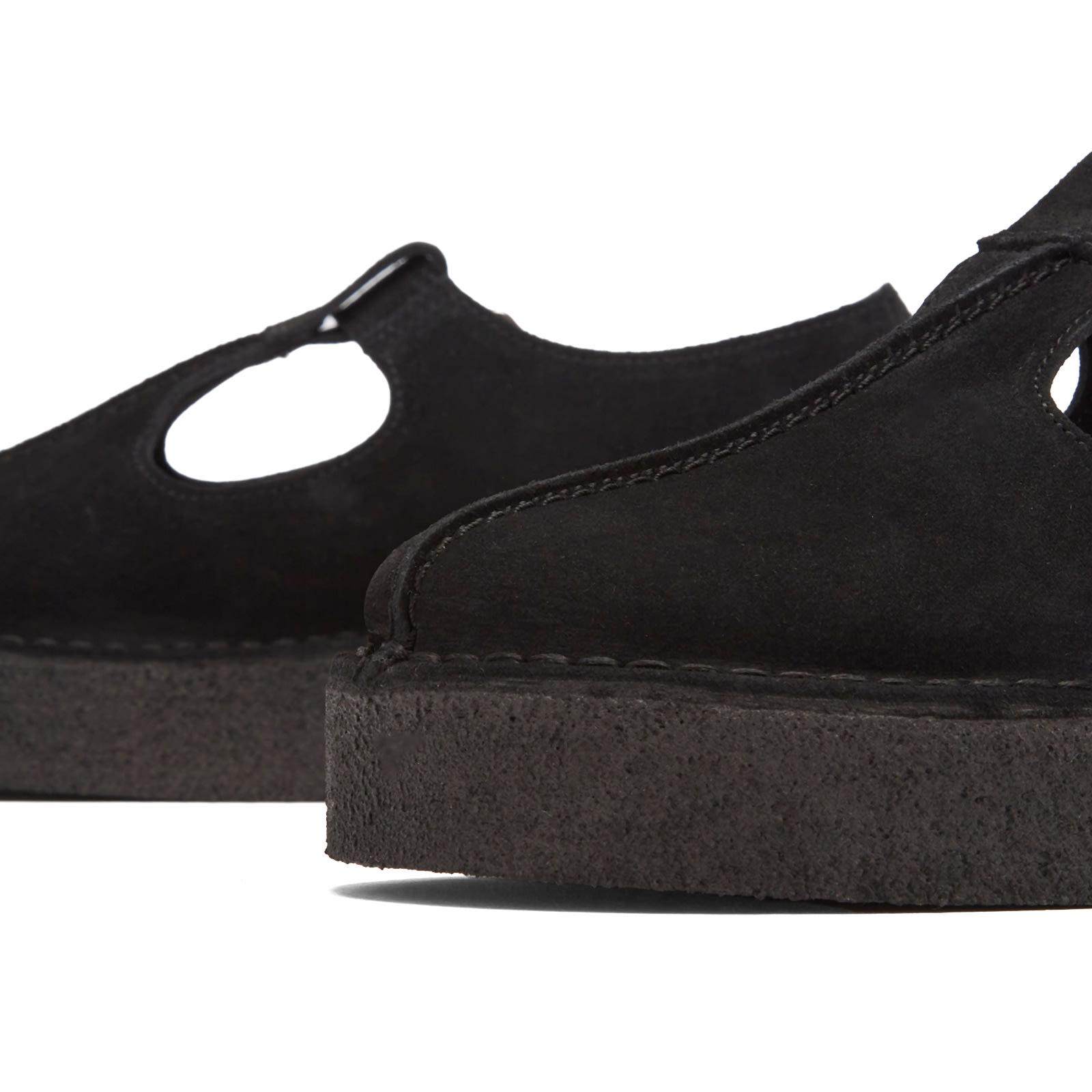 Clarks Trek Wedge T-Bar in Black | Lyst