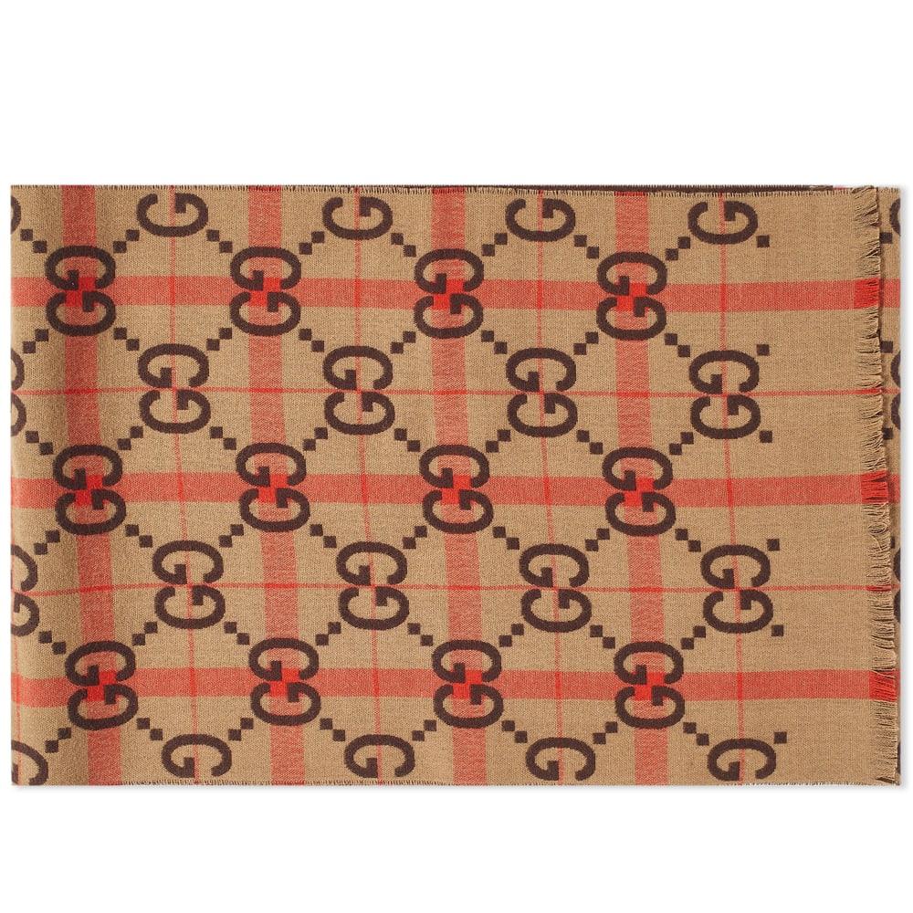 Gucci Jumbo gg Wool Scarf in Pink for Men Lyst