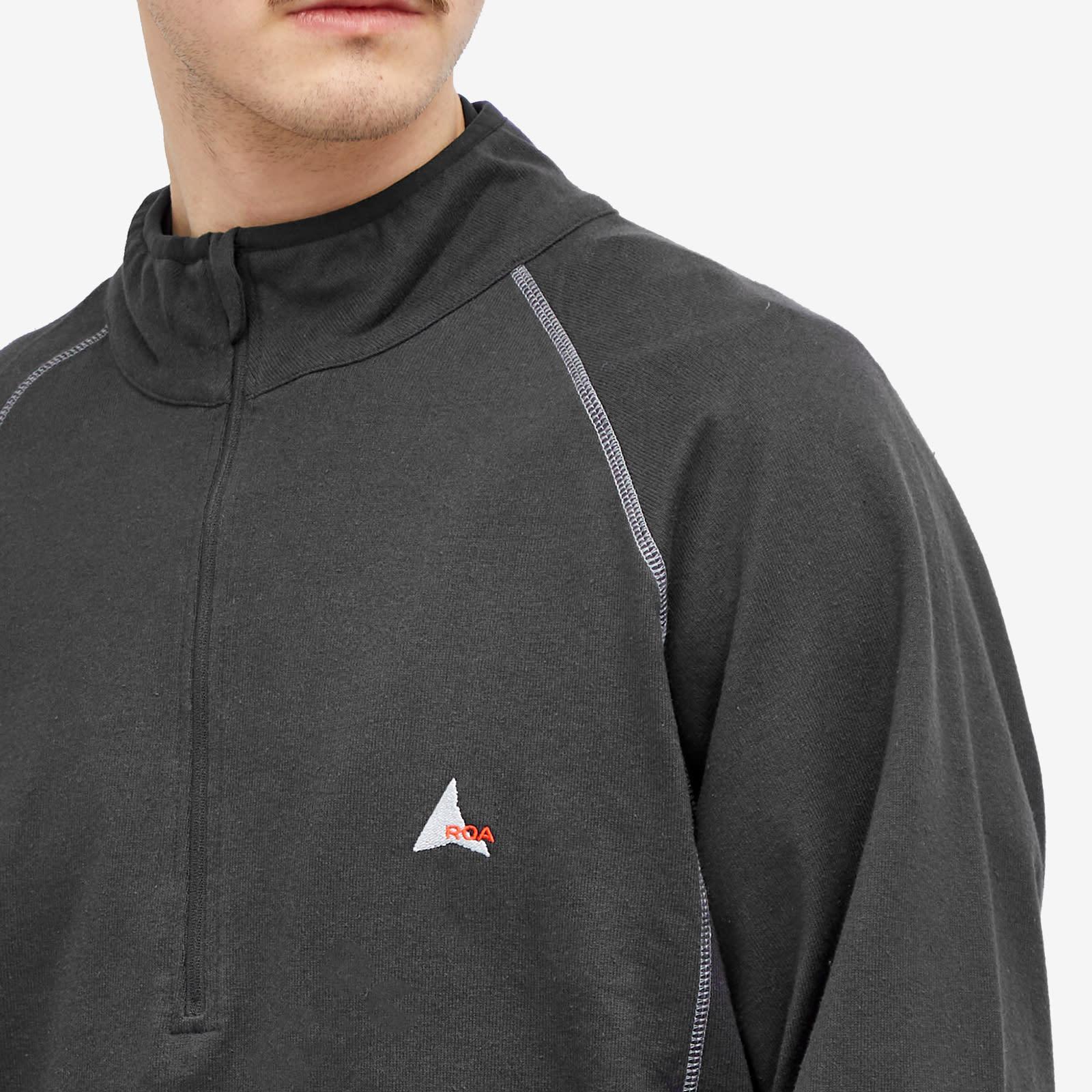 Roa Jersey Half Zip Sweat in Grey for Men | Lyst Canada
