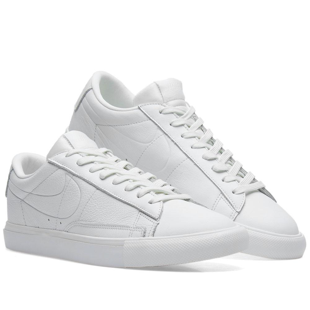 Nike Leather Blazer Low in White for Men - Lyst