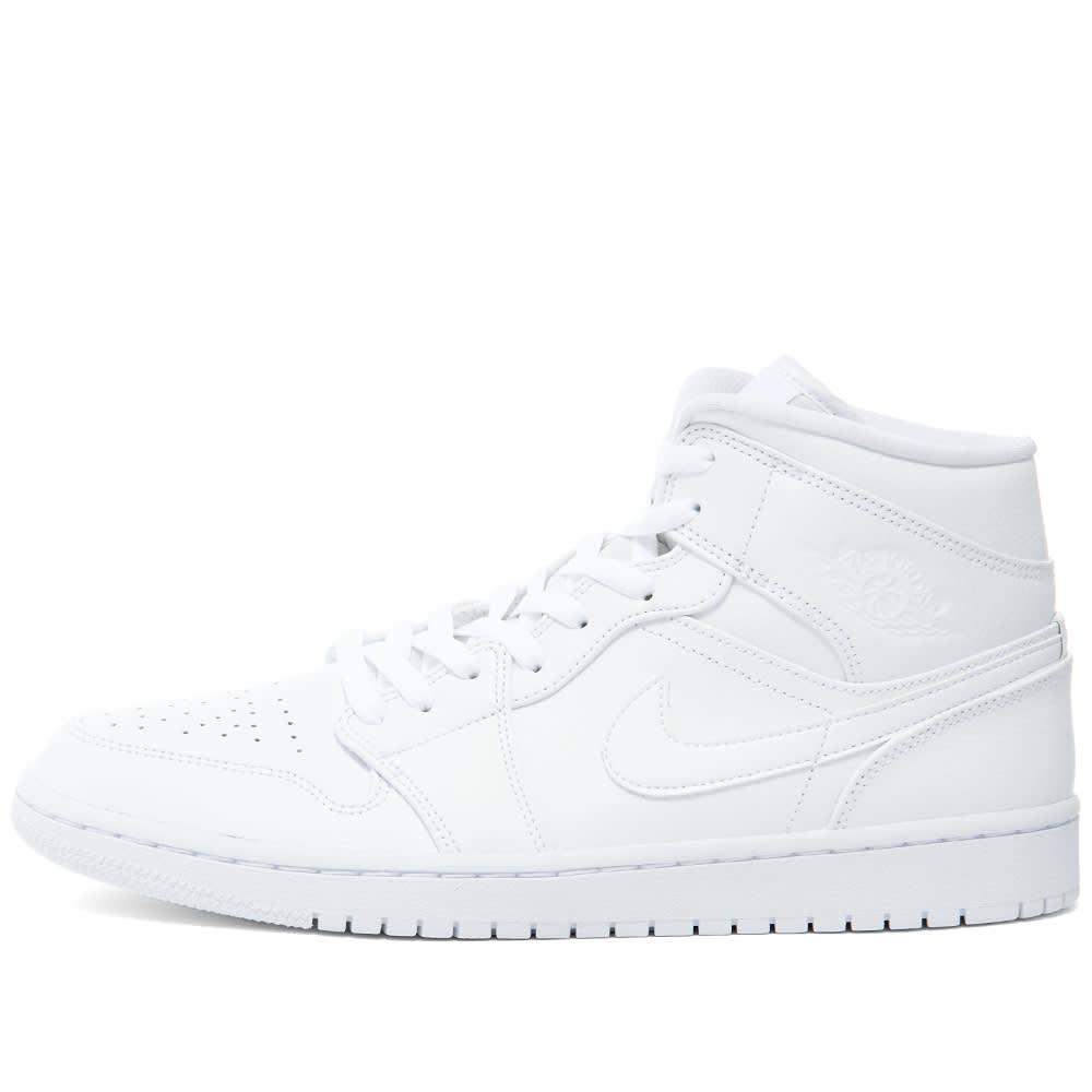 Nike Leather Air 1 Mid in White for Men - Save 37% - Lyst