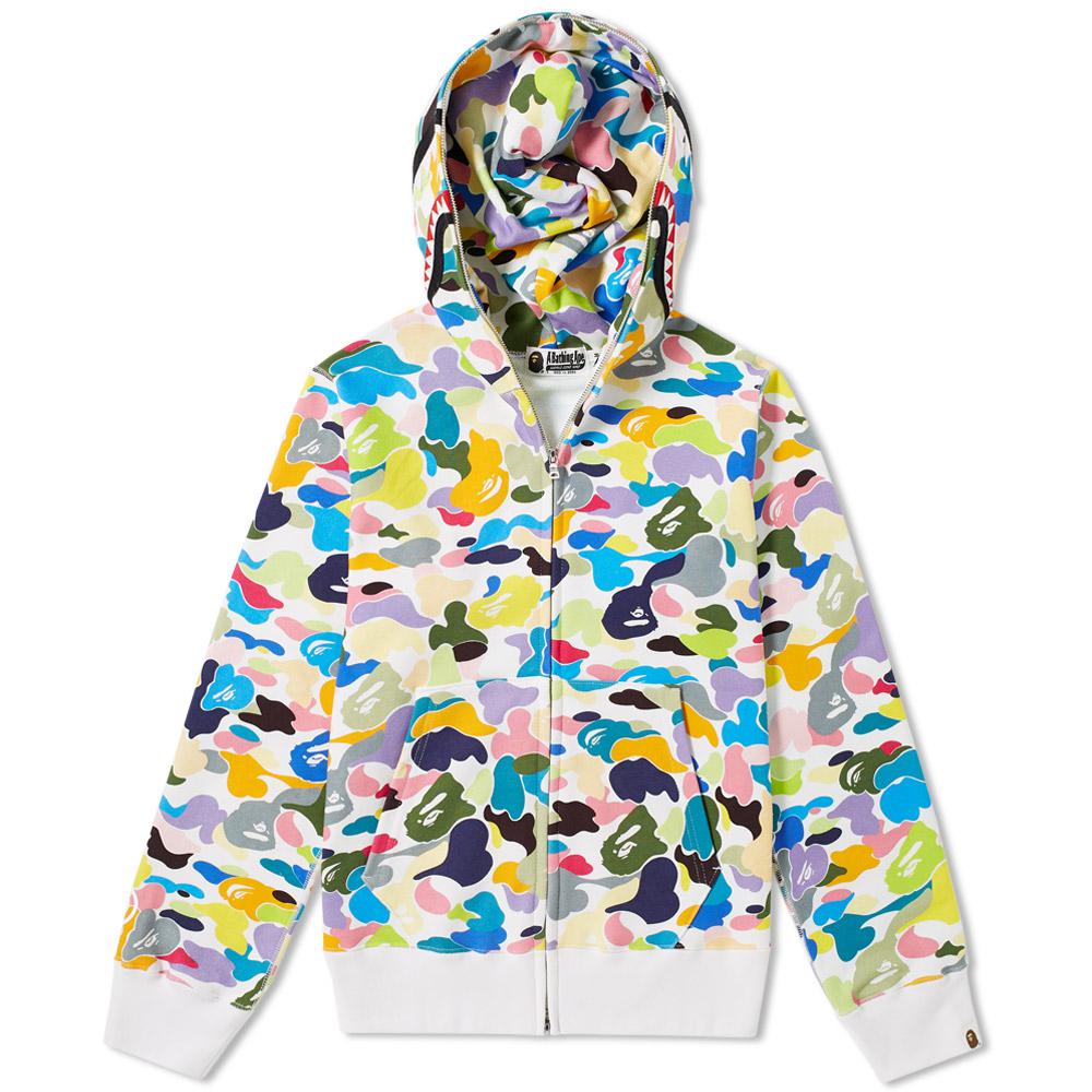 multi camo hoodie