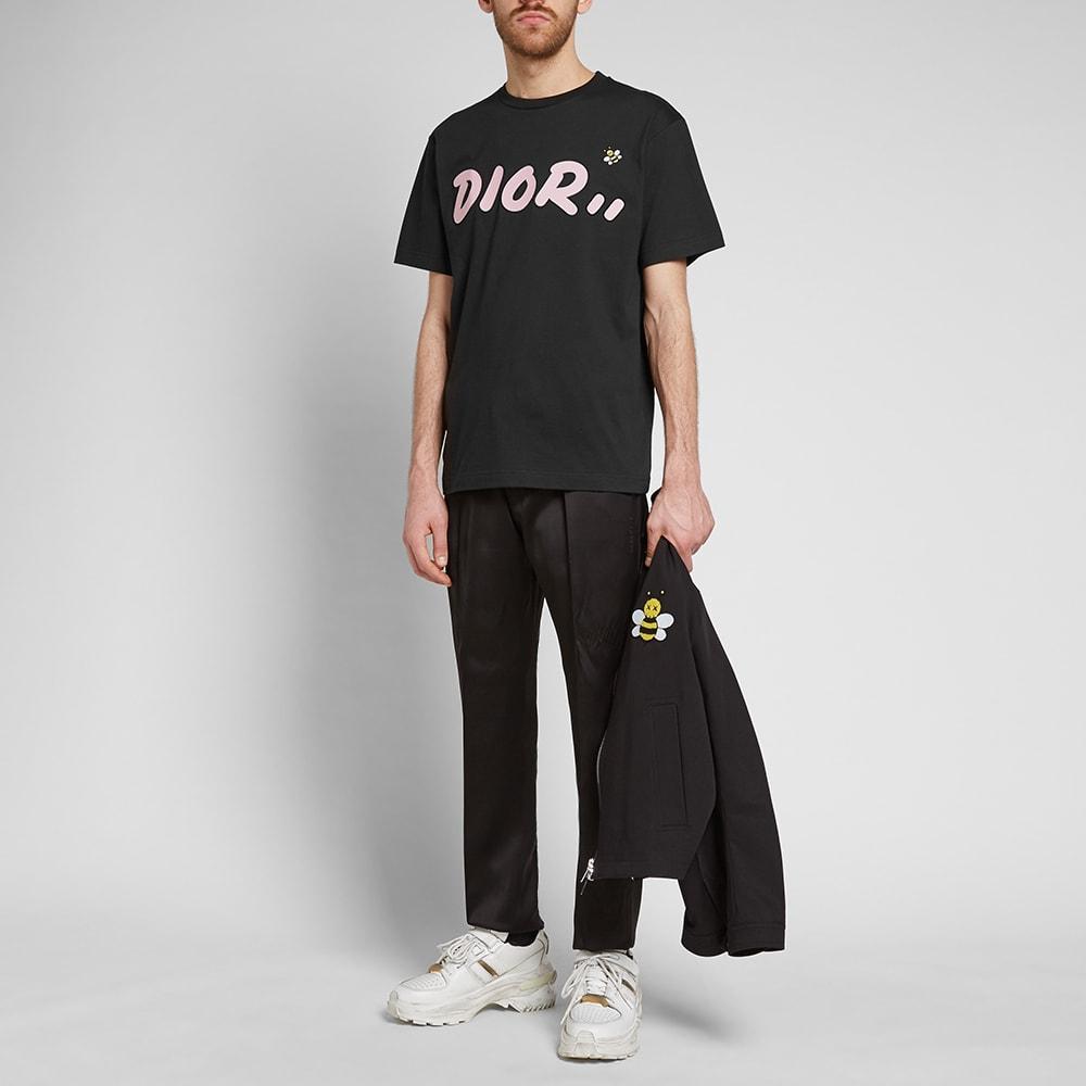 Dior Homme X Kaws Dior Print Bee Embroidered Tee in Black for Men 