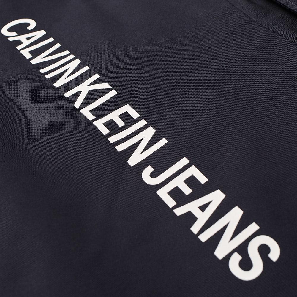 calvin klein institutional logo coach jacket