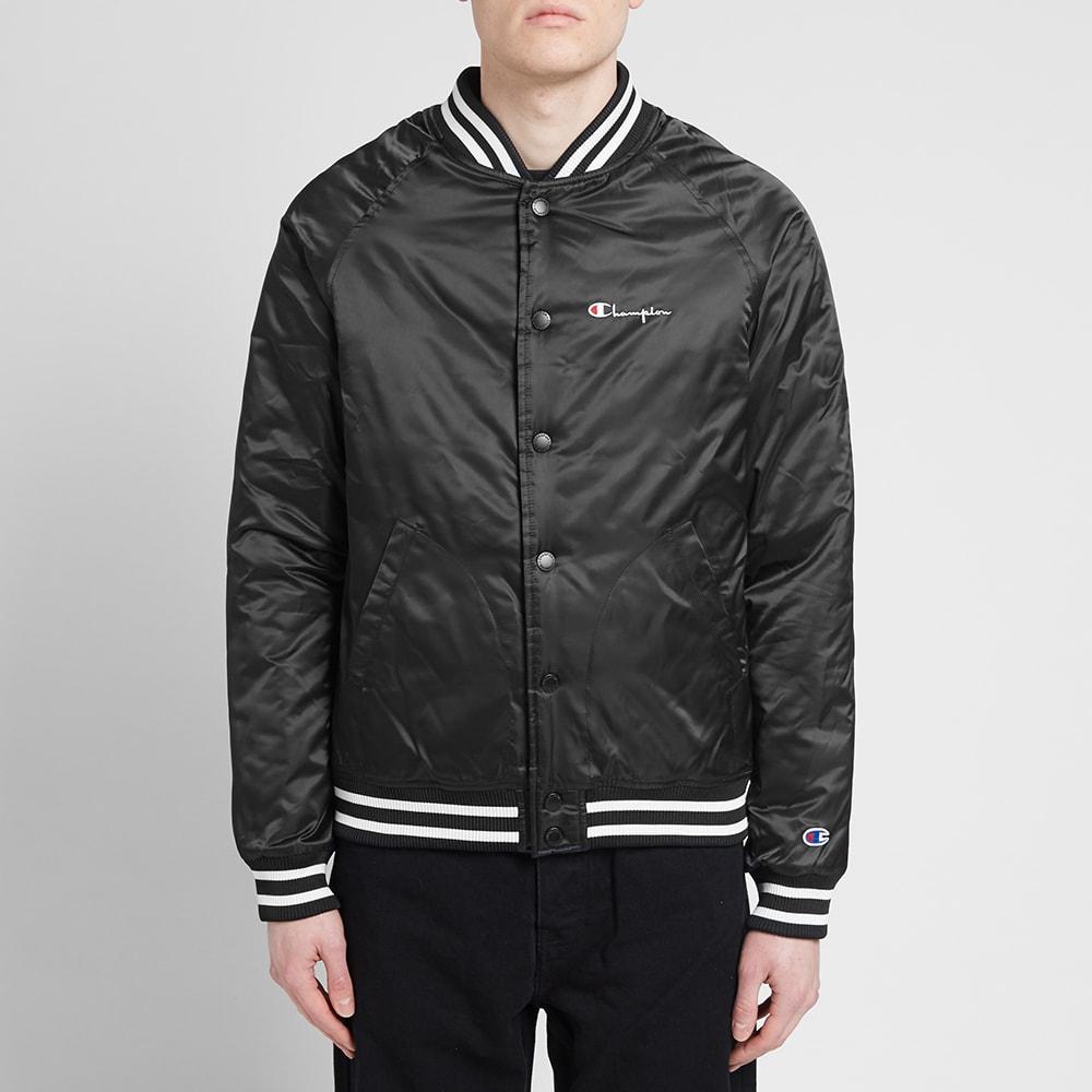 champion satin bomber jacket