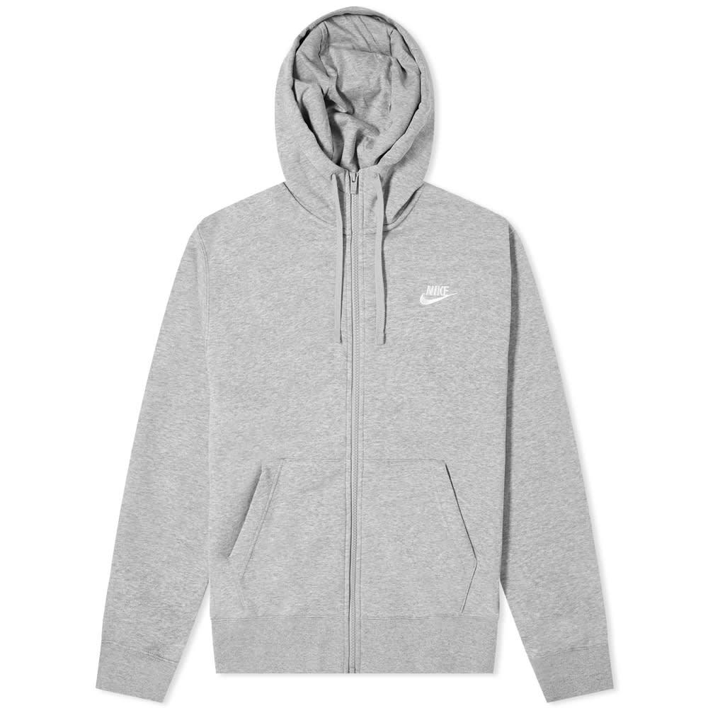 Nike zip Hoodie Grey