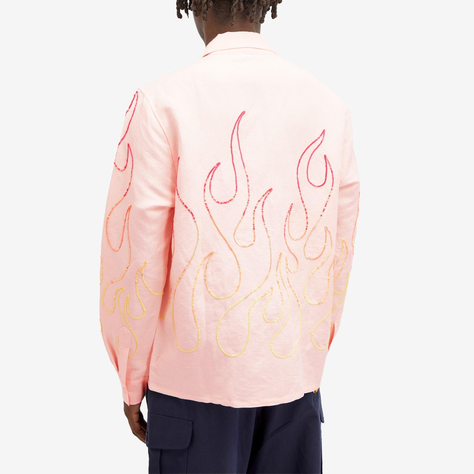 【はこぽす対応商品】 Flame Farm High Sky Embroidered Lyst | Men for Pink in Shirt トップス