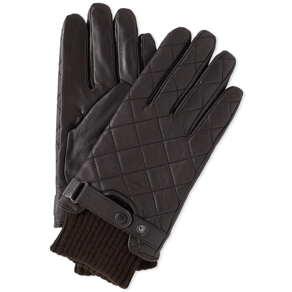 Lyst Barbour Quilted Leather Glove in Brown for Men