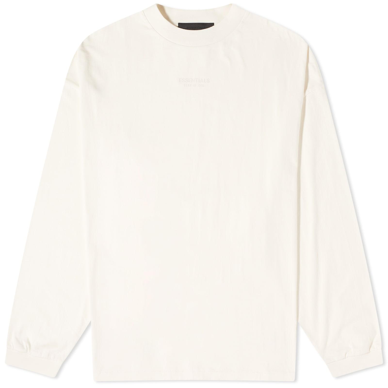 Fear of God ESSENTIALS Essentials Long Sleeve T-shirt in White for