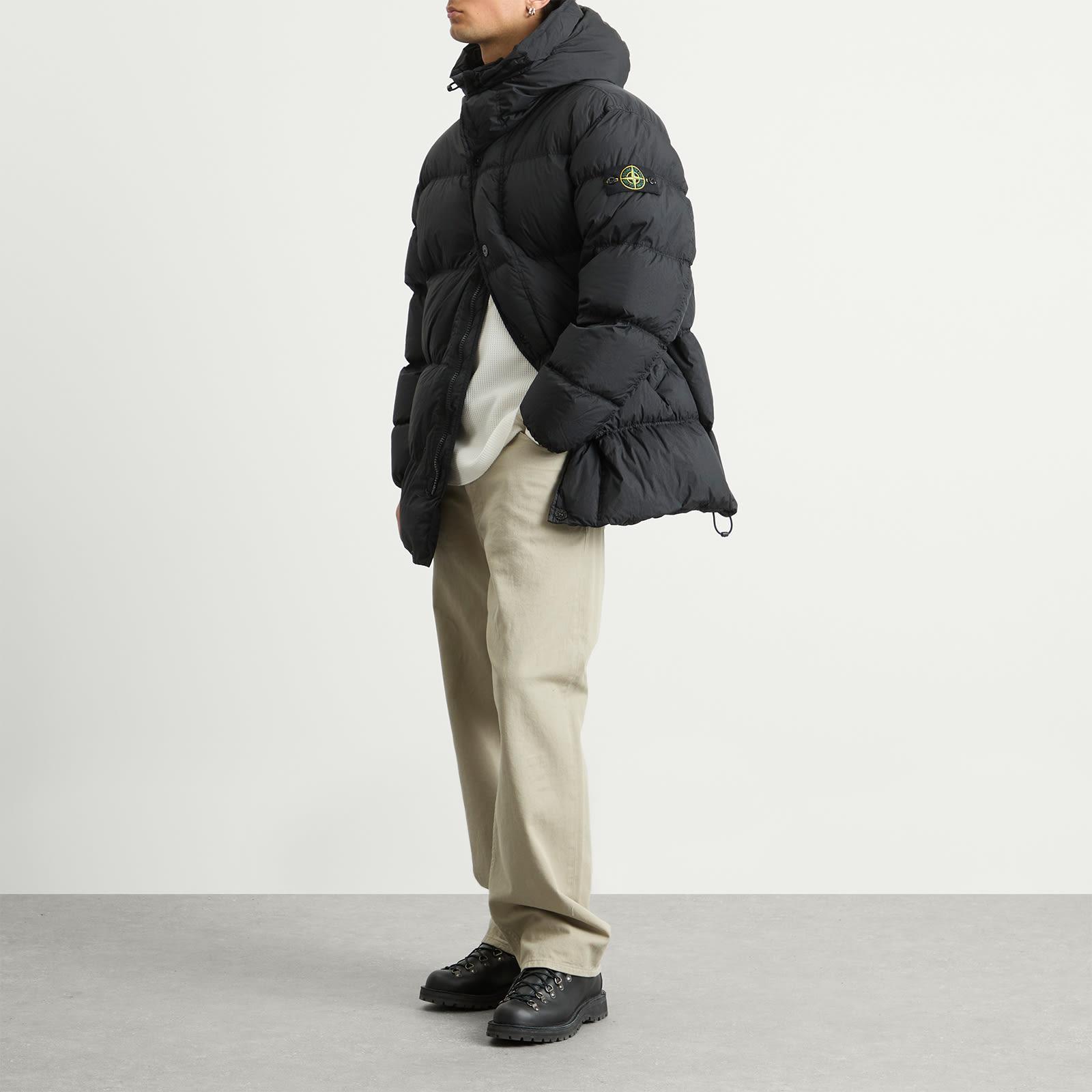 Stone Island Crinkle Reps Nylon Down Parka in Gray for Men | Lyst