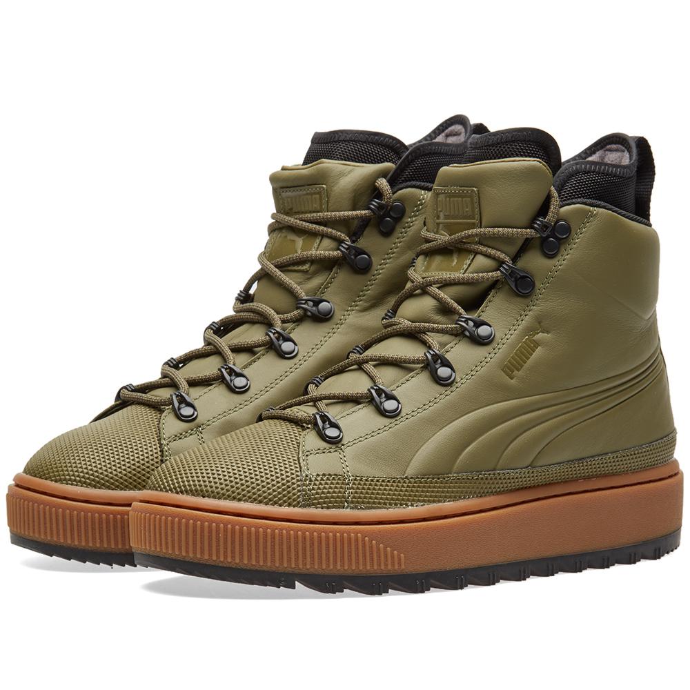 PUMA The Ren Leather Sneaker Boots in 