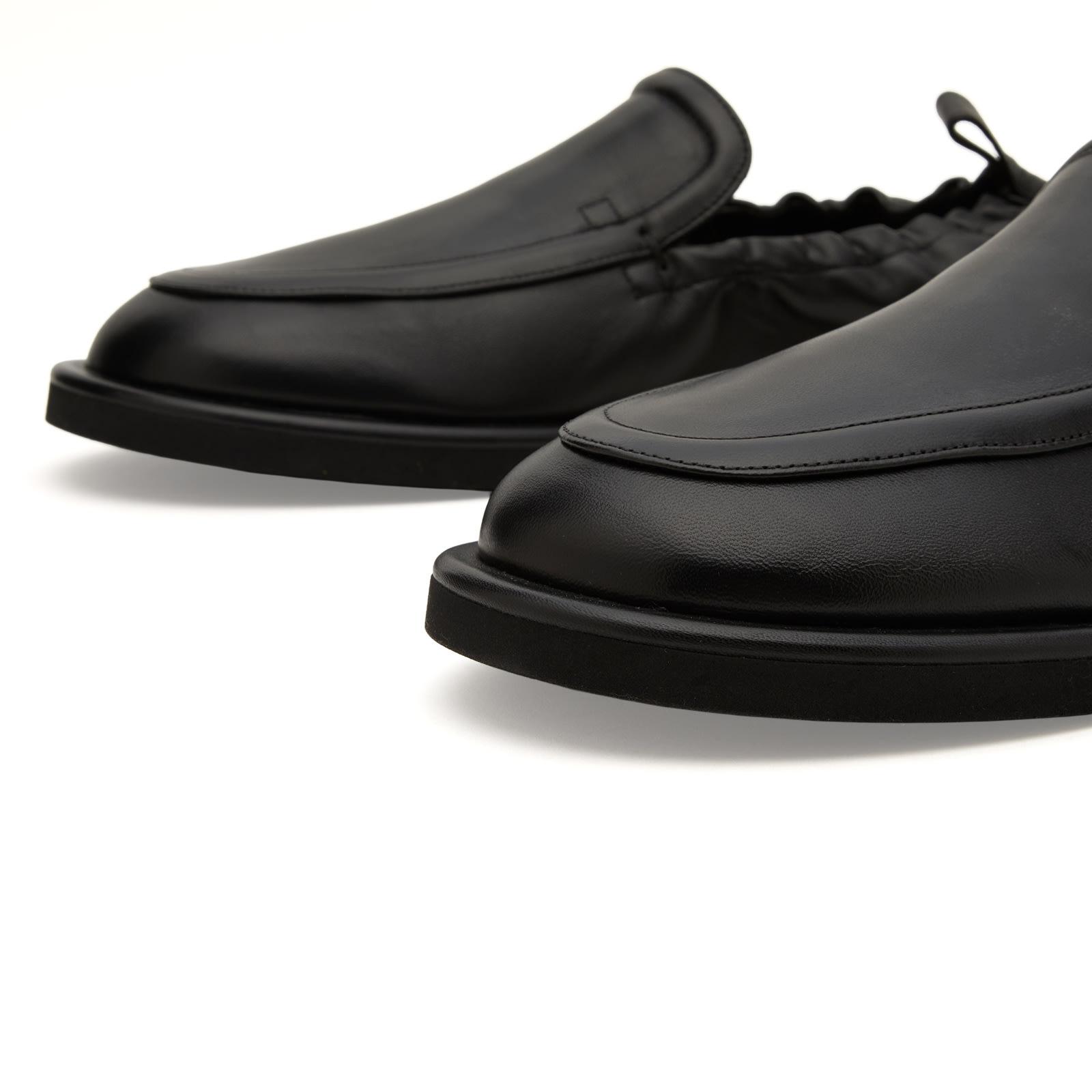 Studio Nicholson Donovan Leather Elastic Back Loafer in Black for 