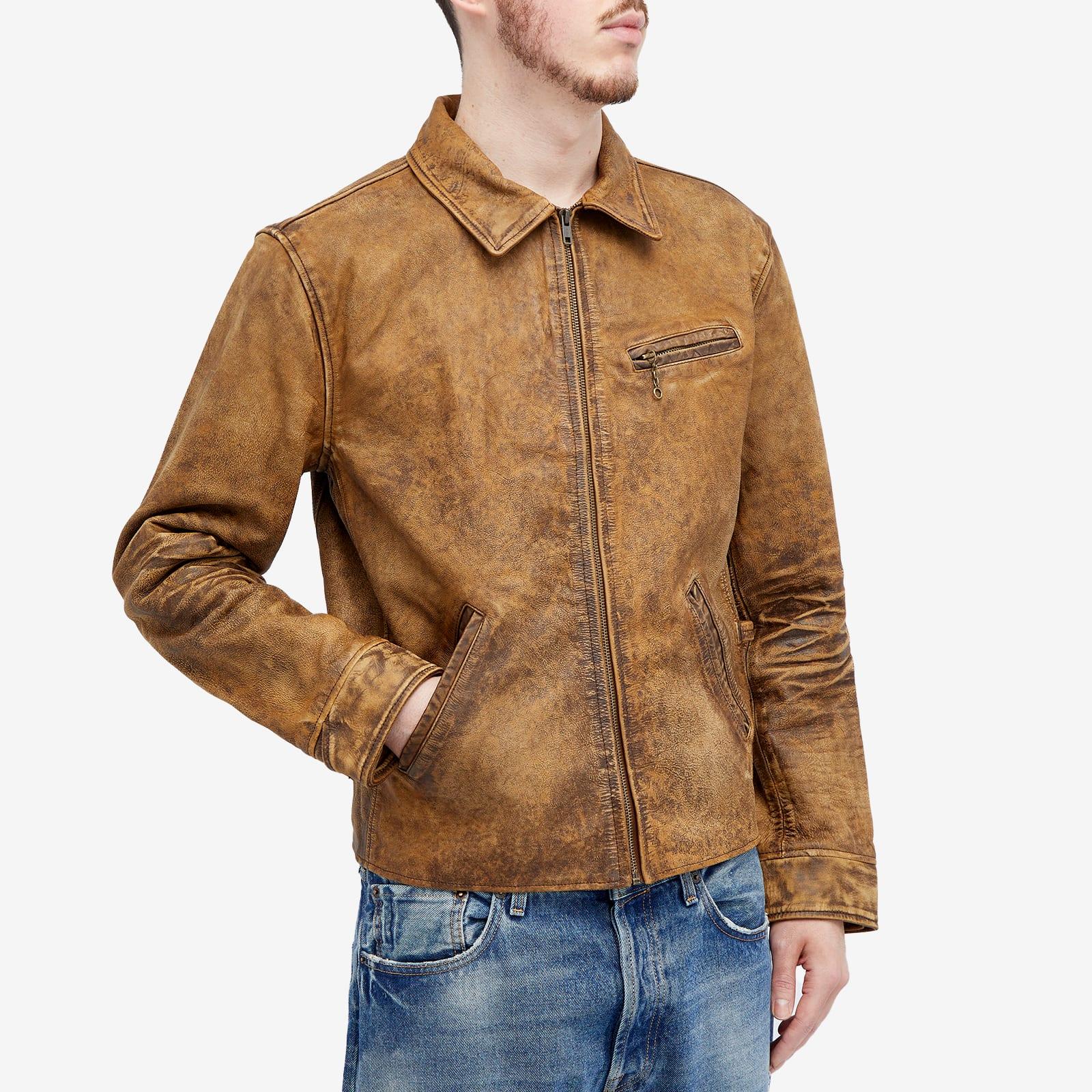 Ralph lauren leather shirt best sale
