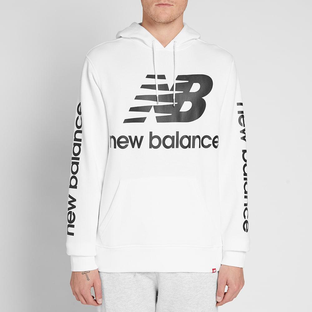 essentials nb logo hoodie