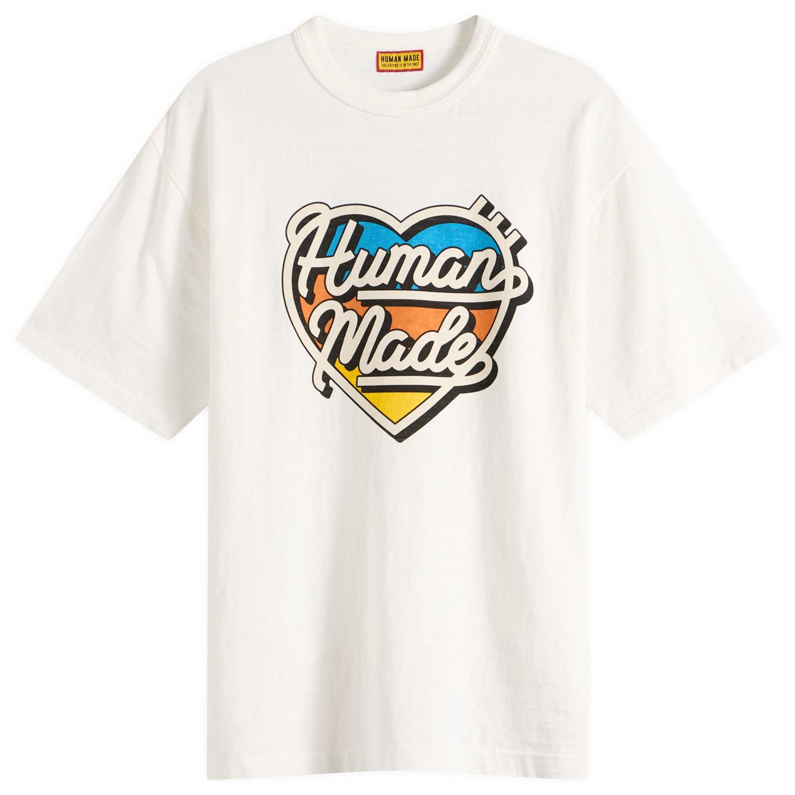 Human Made Script Heart T-Shirt in White for Men | Lyst UK