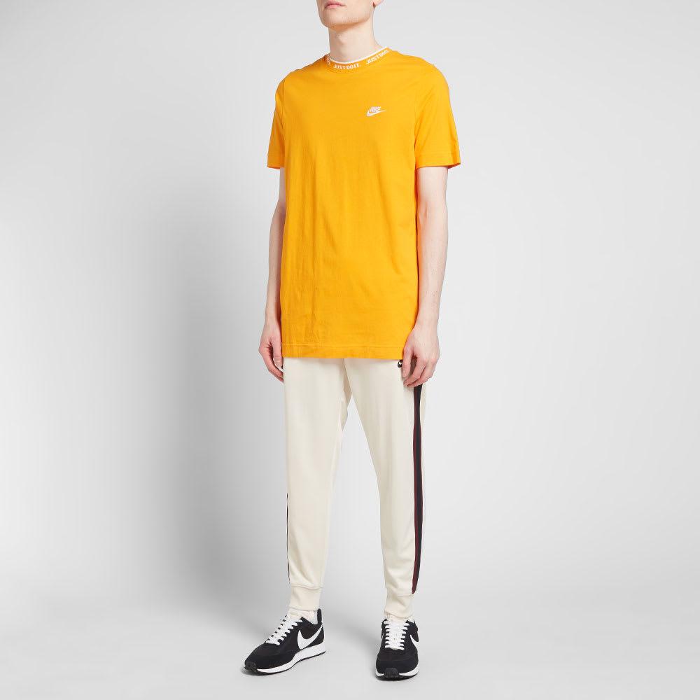 nike just do it script neck tee