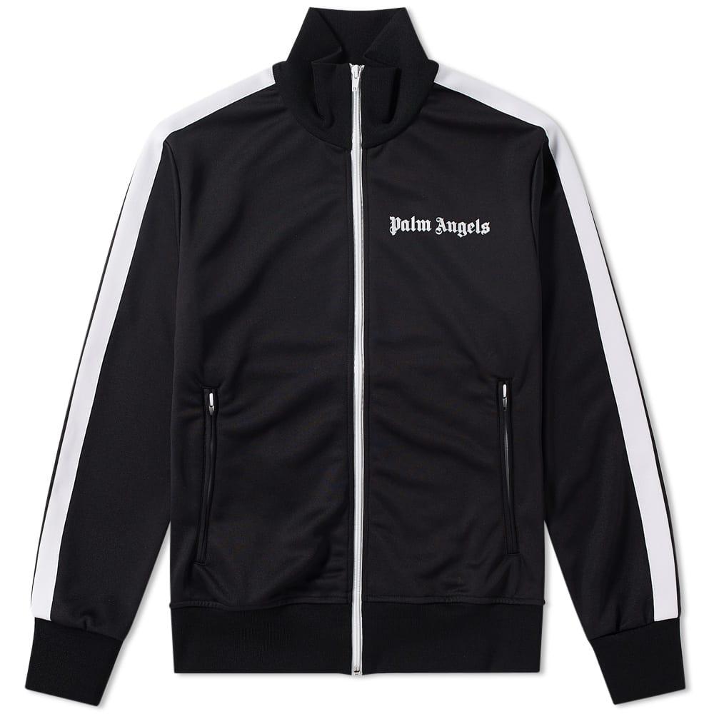 Lyst - Palm Angels Taped Track Jacket in Black for Men