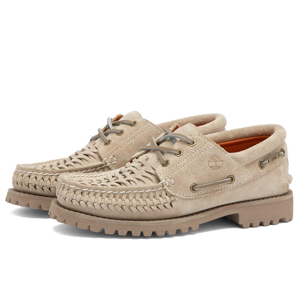Timberland End. X Authentic 3 Eye Boat Shoe in Natural for Men | Lyst