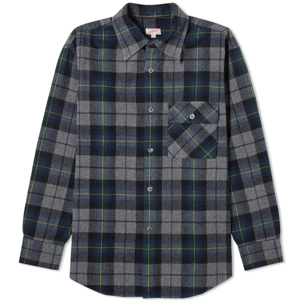 fleck check overshirt
