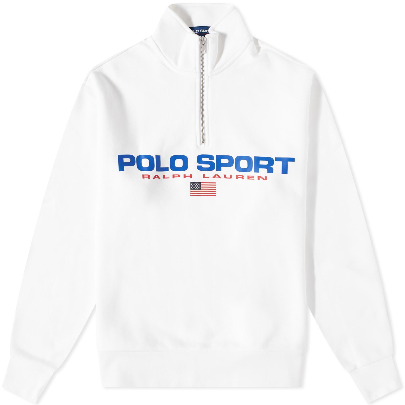 Polo Ralph Lauren Polo Sport Quarter Zip in White for Men Lyst