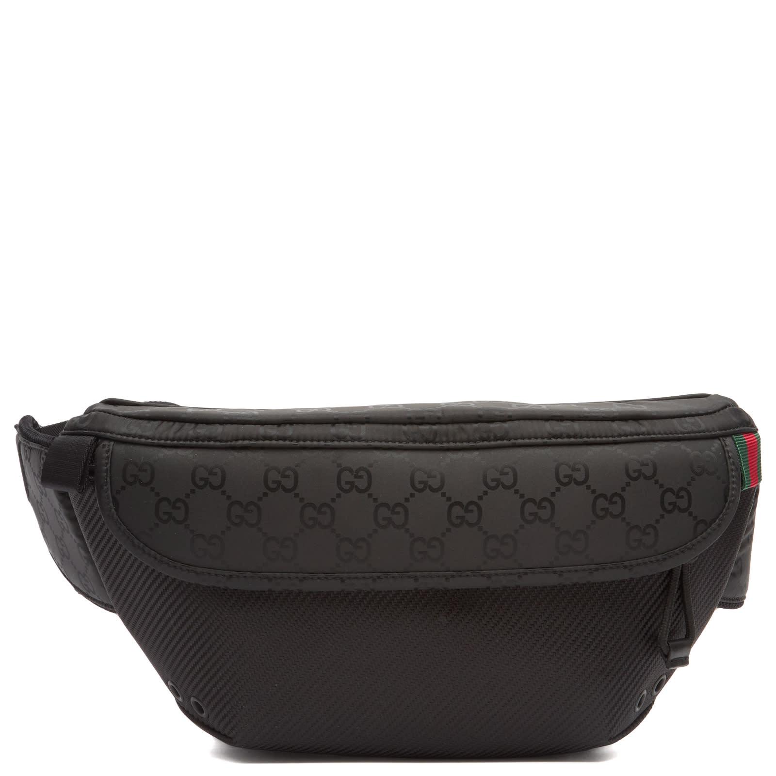 Gucci Nylon Gg Belt Bag in Black for Men | Lyst