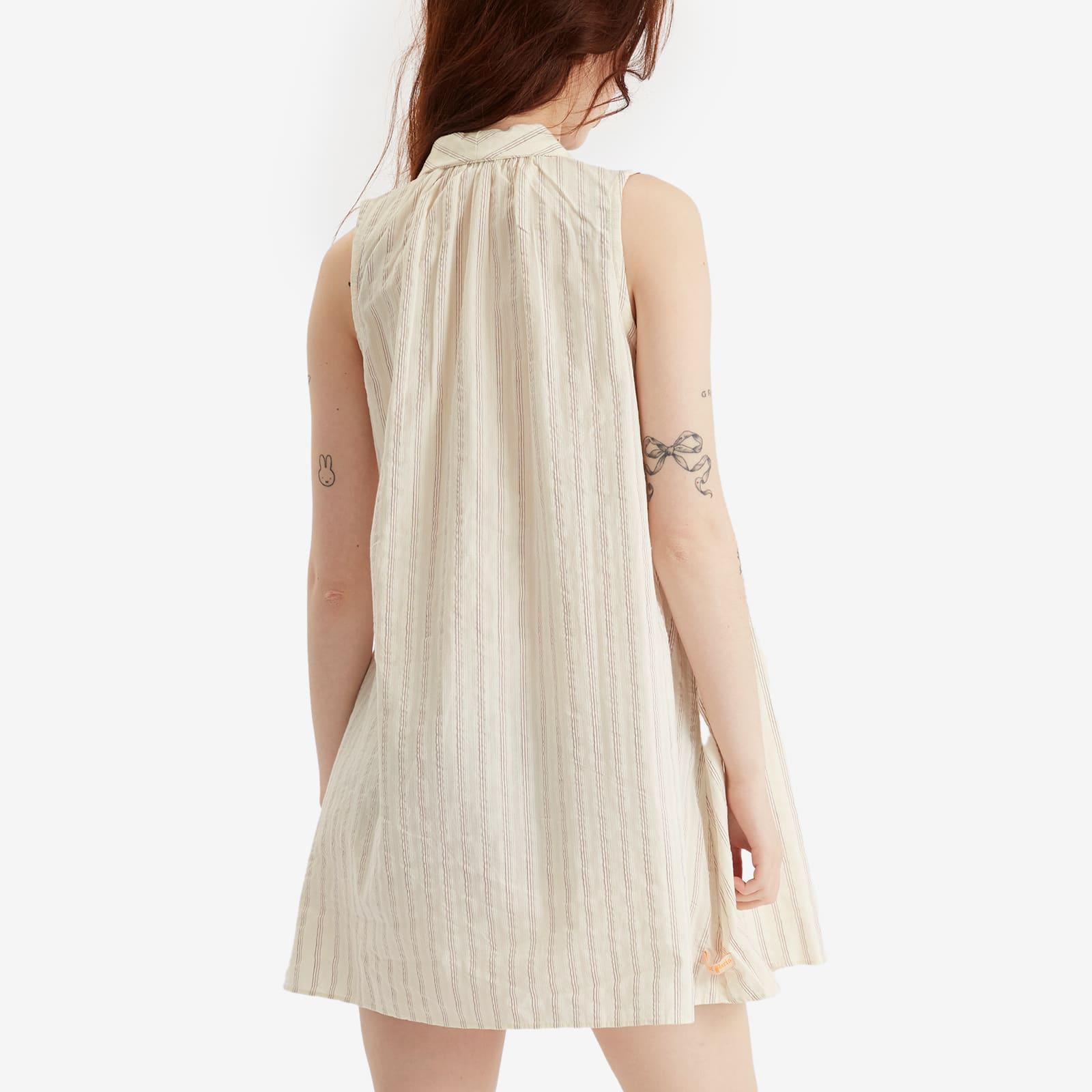 【送料&関税込】Bode White Linen Blevoir Dress Bode White Linen Blevoir Dress Bode