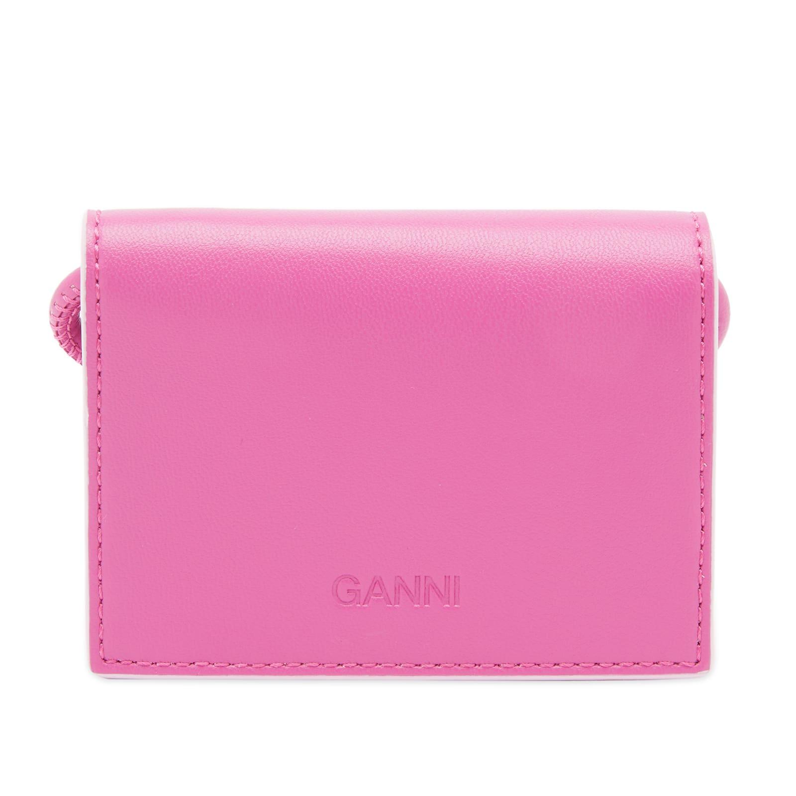 Ganni Bou Wallet On Strap in Pink | Lyst Canada